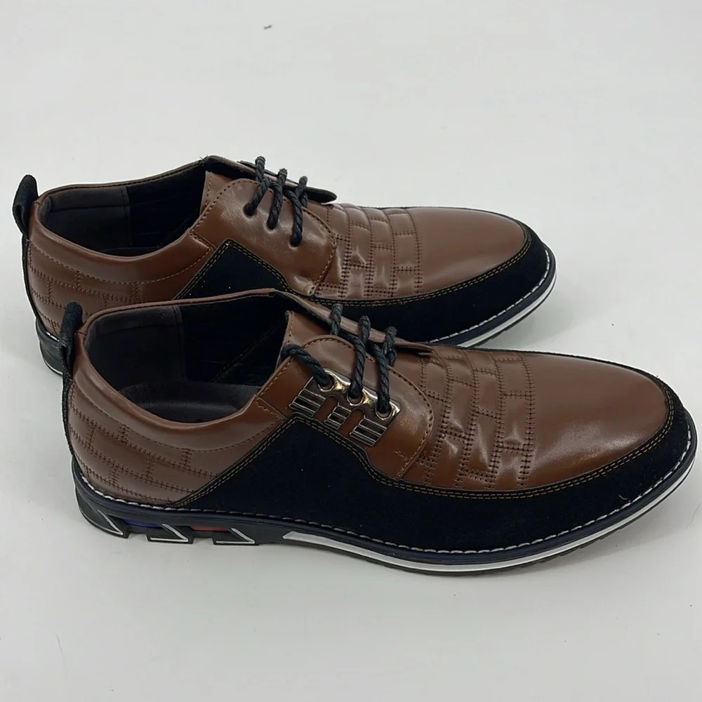 GATSBY MENS OXFORD DERBY SHOES SZ 10/43 LIKE NEW, PREOWNED